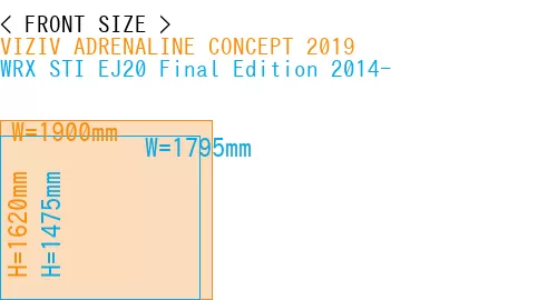 #VIZIV ADRENALINE CONCEPT 2019 + WRX STI EJ20 Final Edition 2014-